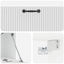 Væghængt TV-skab Hvid højglans 98 x 31 x 30 cm Konstrueret træ