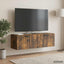Væghængt TV-skab Røget eg 98 x 31 x 30 cm Konstrueret træ