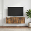 Væghængt TV-skab Røget eg 98 x 31 x 30 cm Konstrueret træ