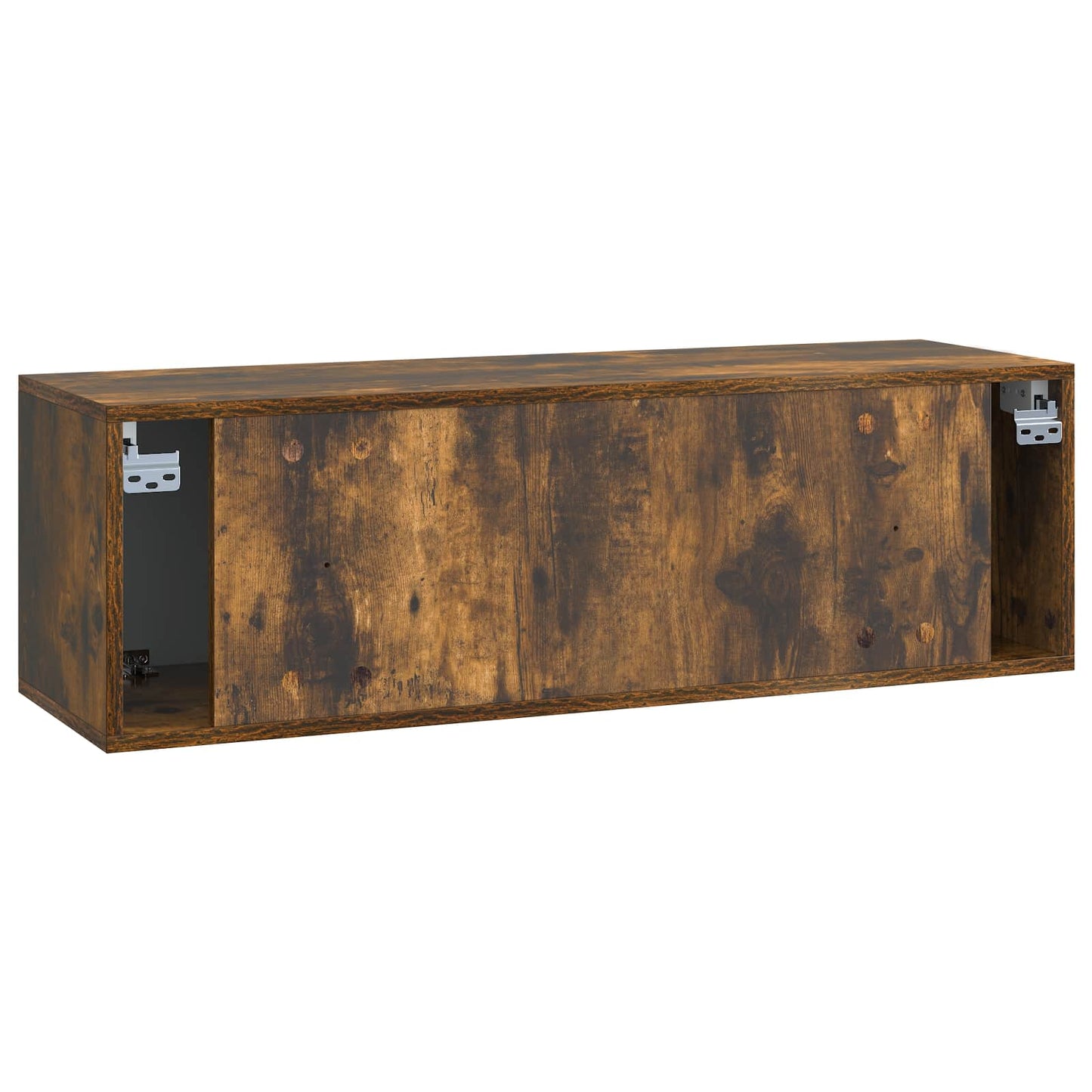 Væghængt TV-skab Røget eg 98 x 31 x 30 cm Konstrueret træ