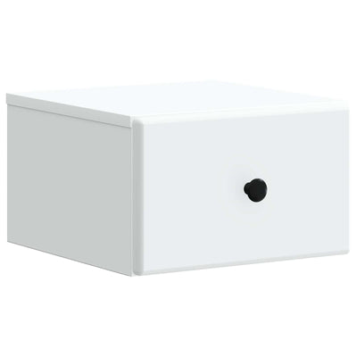 Væghængt Natbord Hvid 34,5 x 33 x 20 cm Konstrueret træ