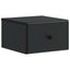 Væghængt Natbord 2 pcs Sort 34,5 x 33 x 20 cm Konstrueret træ