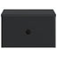 Væghængt Natbord 2 pcs Sort 34,5 x 33 x 20 cm Konstrueret træ