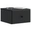 Væghængt Natbord 2 pcs Sort 34,5 x 33 x 20 cm Konstrueret træ