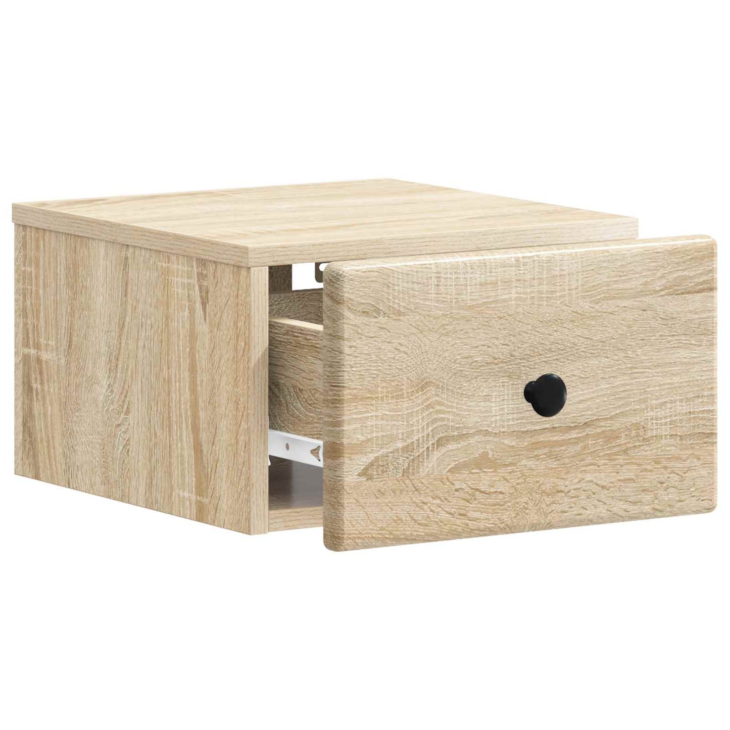 Væghængt Natbord Sonoma-eg 34,5 x 33 x 20 cm Konstrueret træ