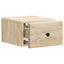 Væghængt Natbord med skuffe 2 pcs Sonoma-eg 34,5 x 33 x 20 cm
