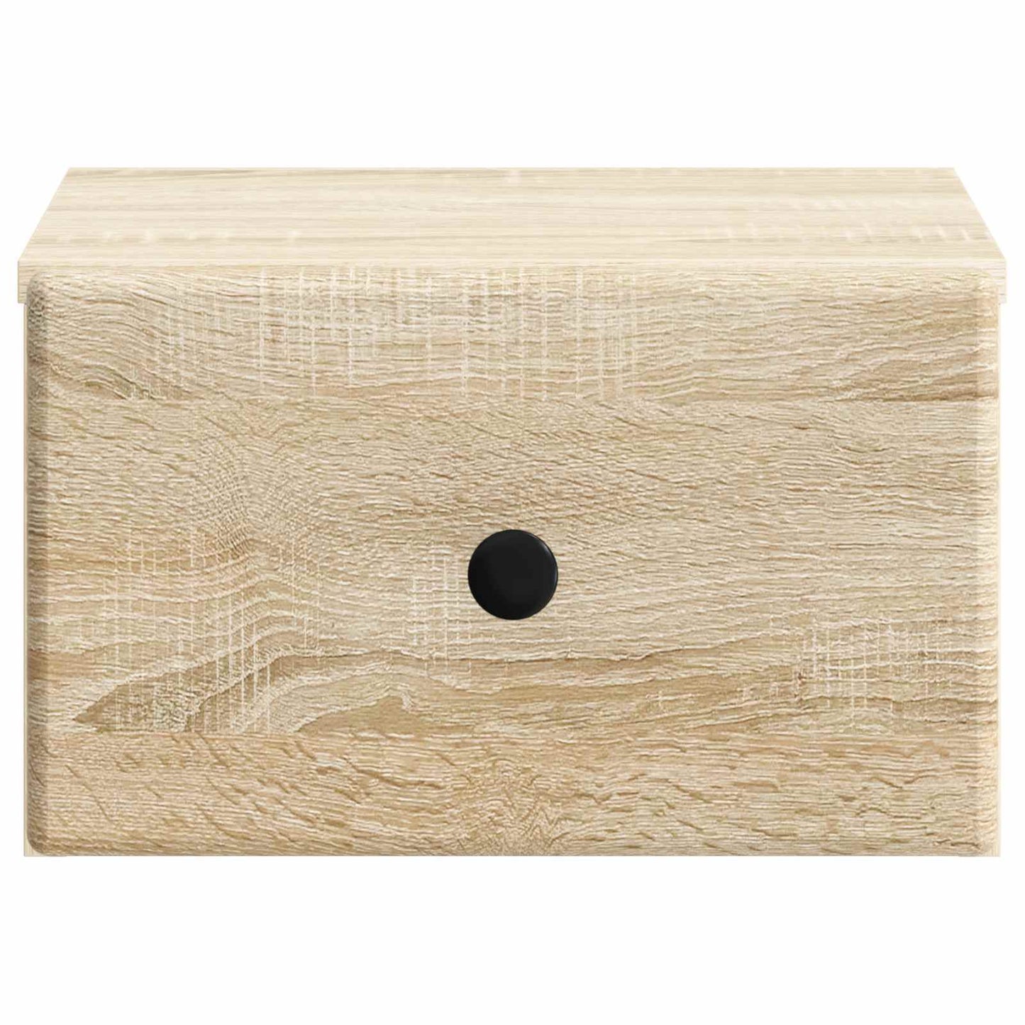 Væghængt Natbord med skuffe 2 pcs Sonoma-eg 34,5 x 33 x 20 cm