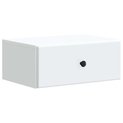 Væghængt Natbord Hvid 49 x 34,5 x 20 cm Konstrueret træ