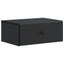 Væghængt Natbord 2 pcs Sort 49 x 34,5 x 20 cm Konstrueret træ