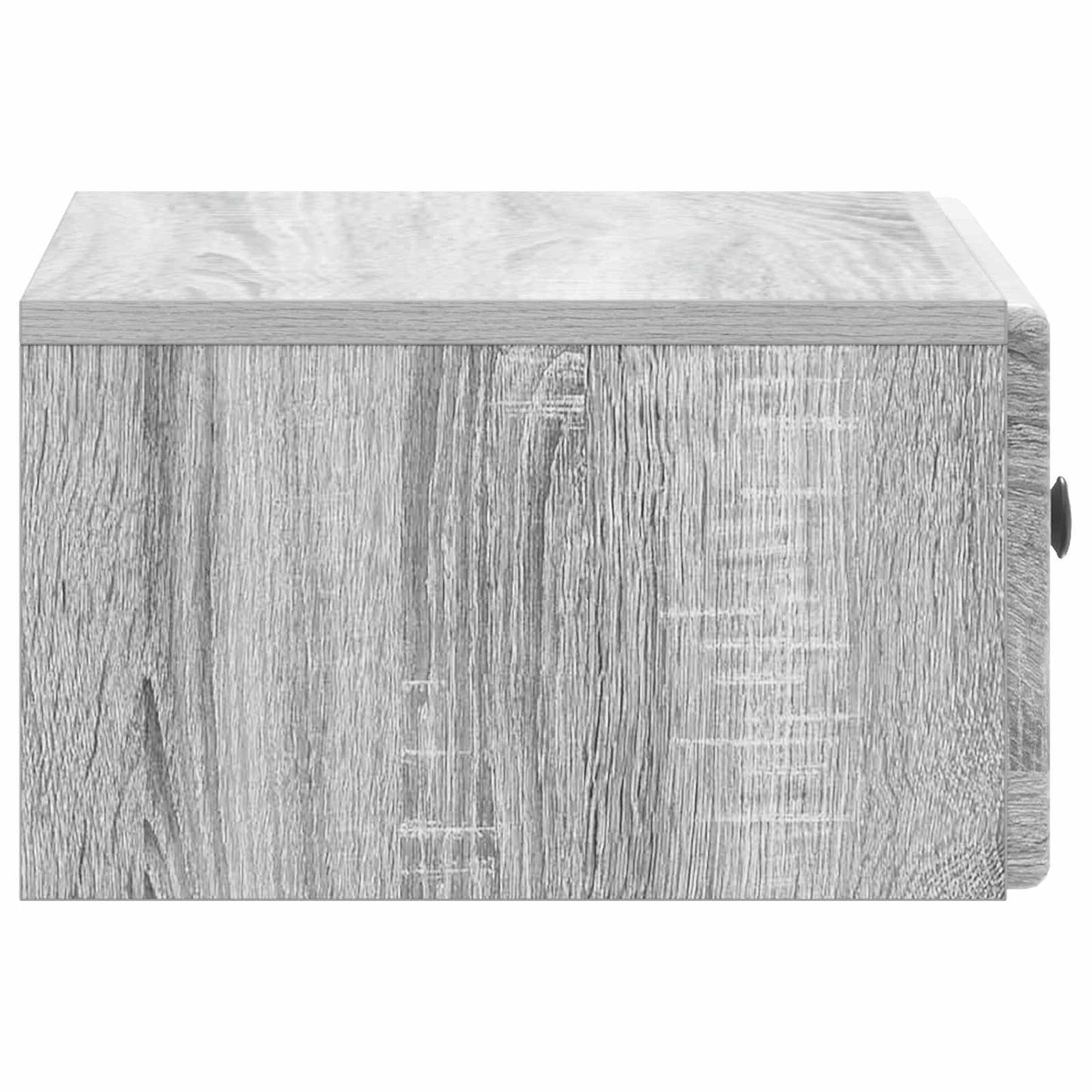 Væghængt Natbord 2 pcs Grå sonoma-eg 49 x 34,5 x 20 cm