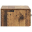 Væghængt Natbord med skuffe 2 pcs Gammelt træ 49 x 34,5 x 20 cm