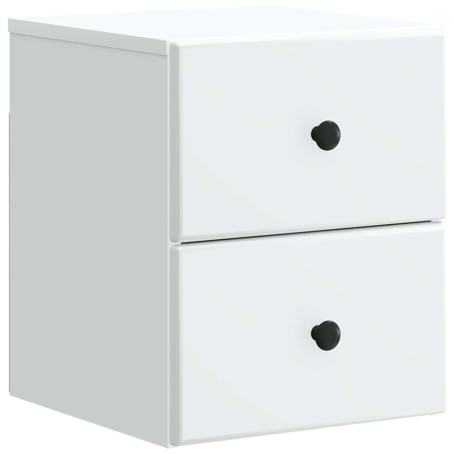 Væghængt Natbord Hvid 34,5 x 33 x 40 cm Konstrueret træ