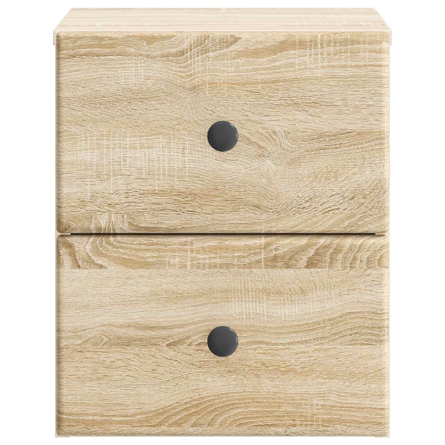 Væghængt Natbord Sonoma-eg 34,5 x 33 x 40 cm Konstrueret træ