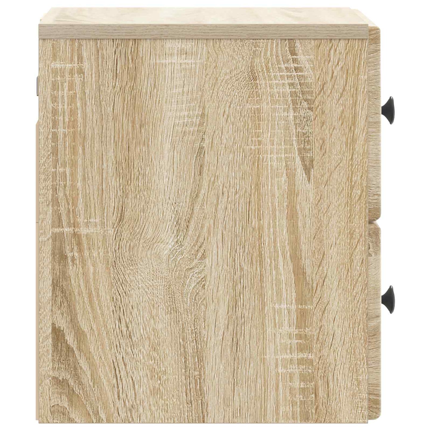 Væghængt Natbord med skuffe 2 pcs Sonoma-eg 34,5 x 33 x 40 cm