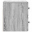 Væghængt Natbord 2 pcs Grå sonoma-eg 34,5 x 33 x 40 cm