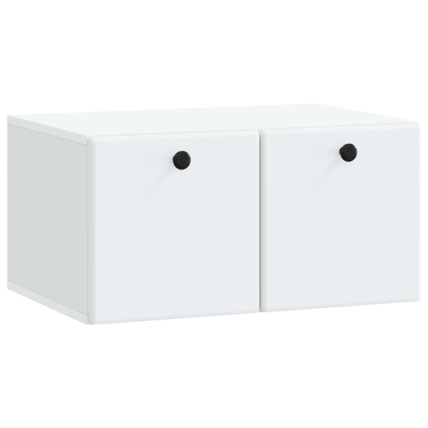 Væghængt TV-skab 59,5 x 41 x 30 cm Hvid Konstrueret træ