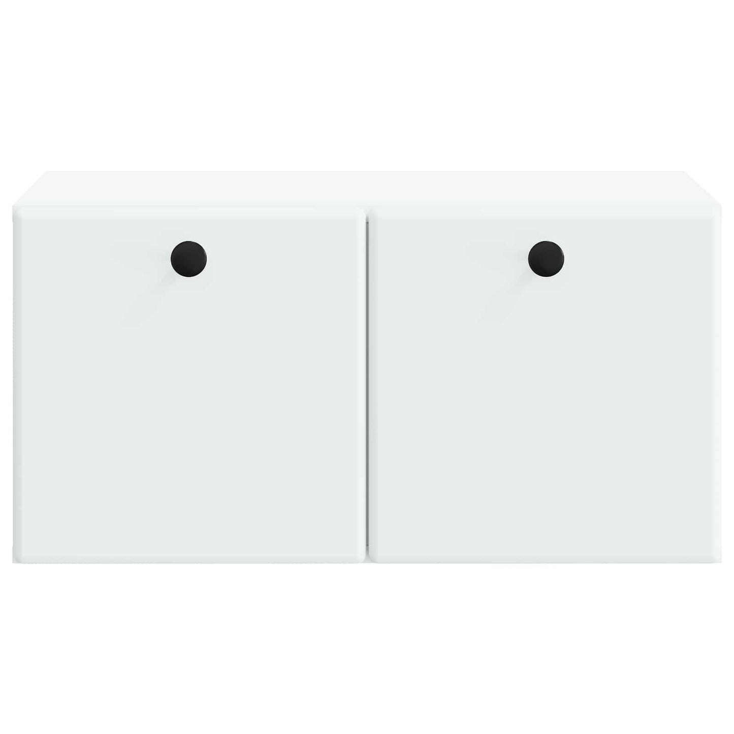 Væghængt TV-skab 59,5 x 41 x 30 cm Hvid Konstrueret træ