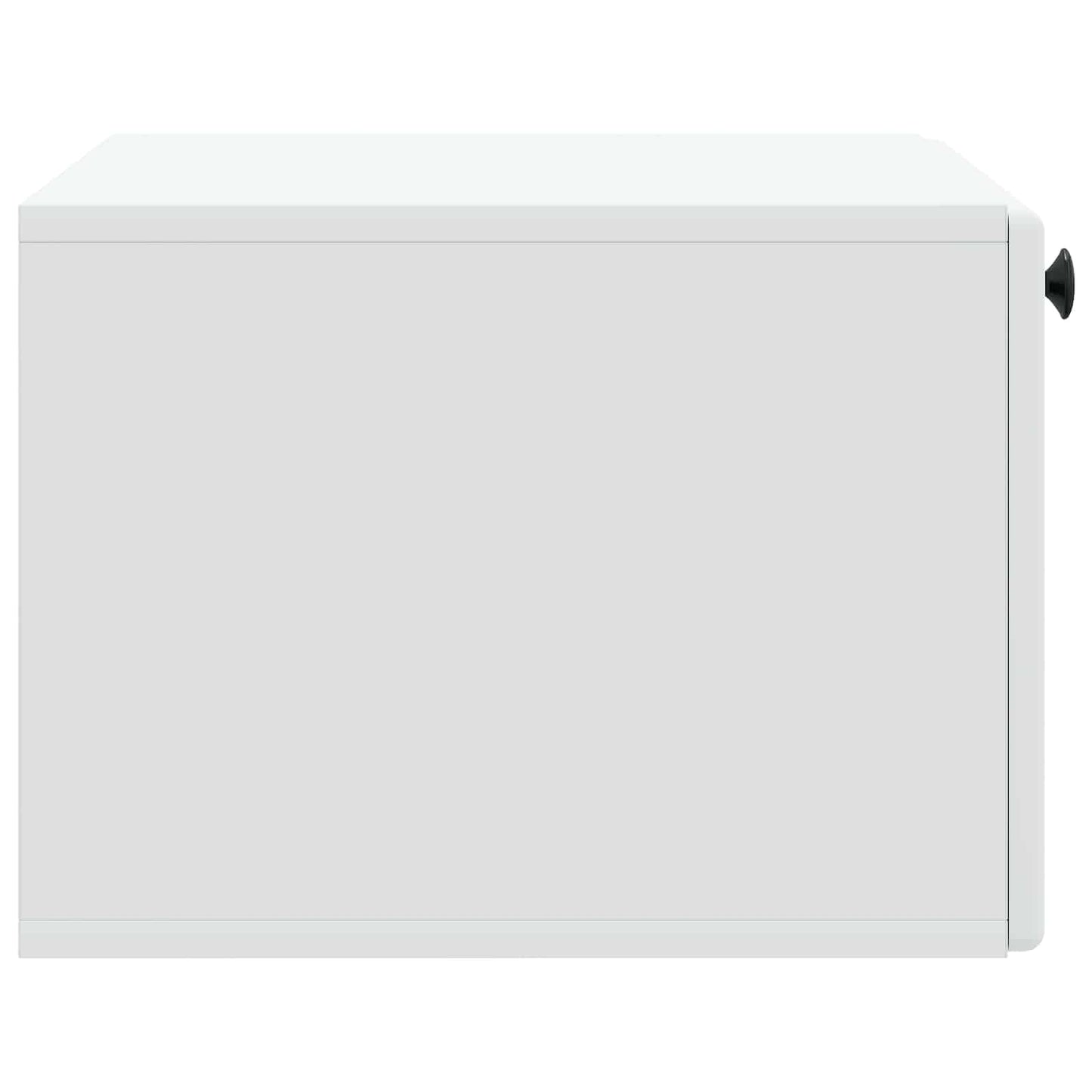 Væghængt TV-skab 59,5 x 41 x 30 cm Hvid Konstrueret træ