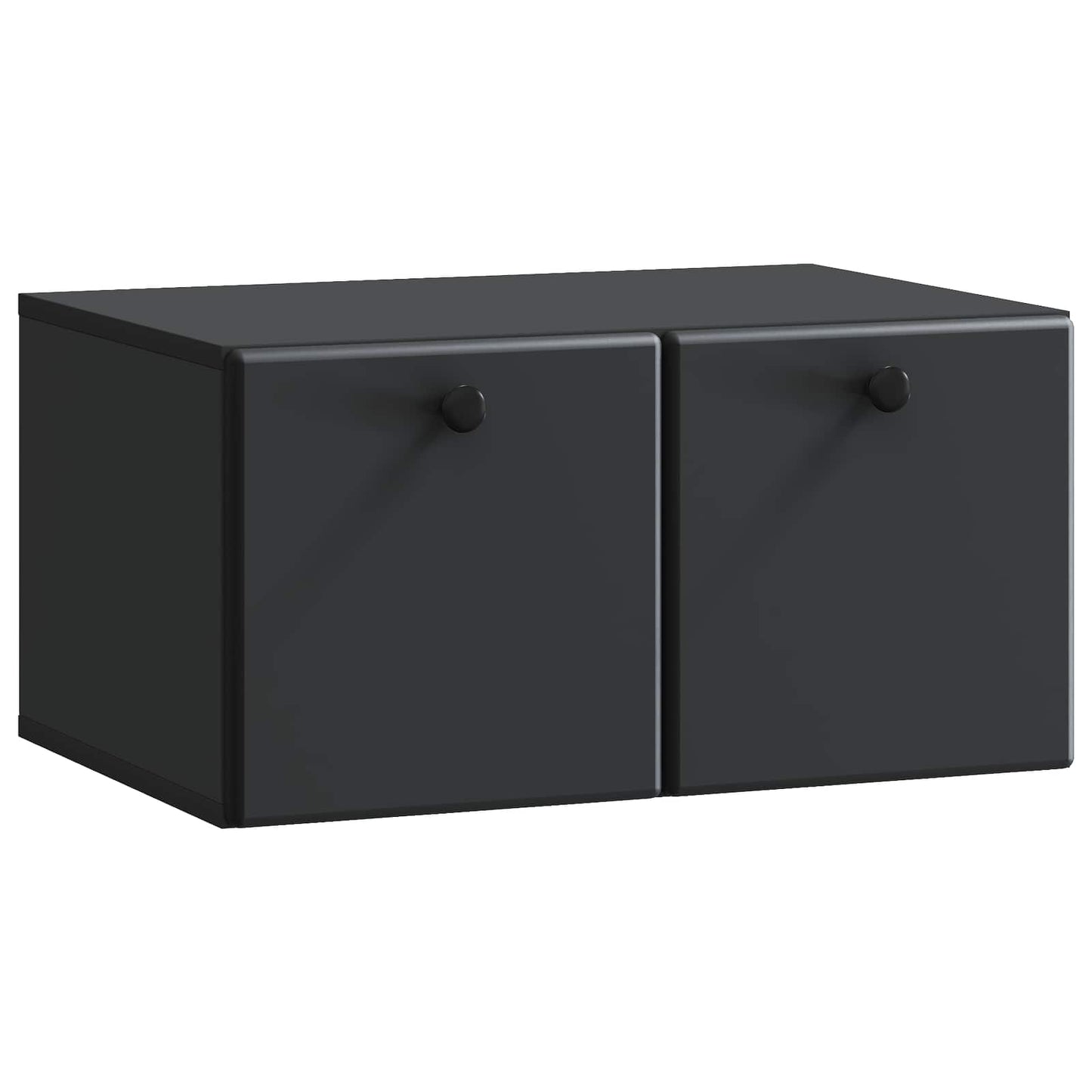 Væghængt TV-skab 59,5 x 41 x 30 cm Sort Konstrueret træ