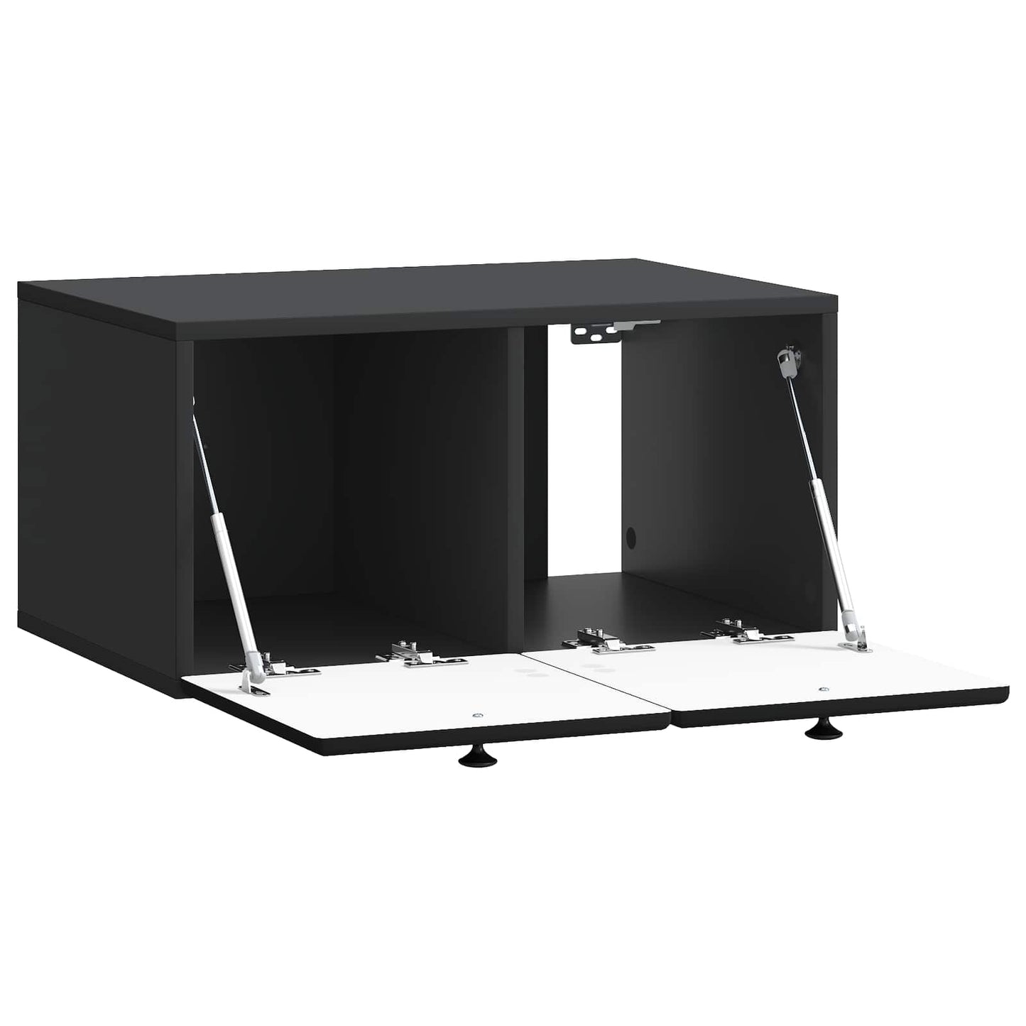 Væghængt TV-skab 59,5 x 41 x 30 cm Sort Konstrueret træ