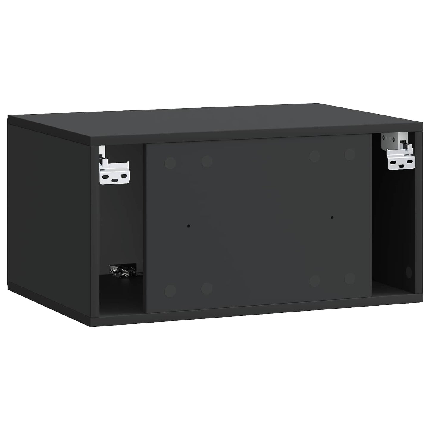 Væghængt TV-skab 59,5 x 41 x 30 cm Sort Konstrueret træ