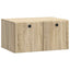 Væghængt TV-skab 59,5 x 41 x 30 cm Sonoma-eg Konstrueret træ
