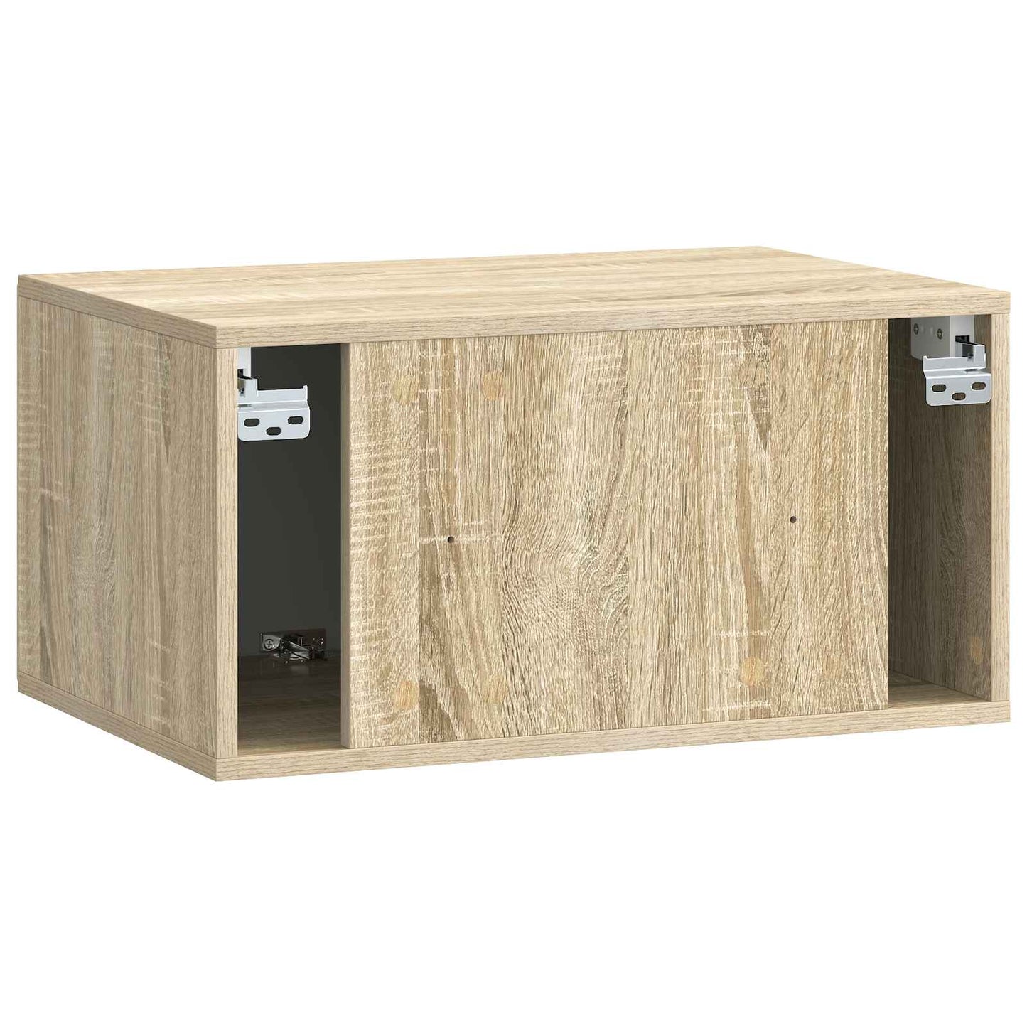 Væghængt TV-skab 59,5 x 41 x 30 cm Sonoma-eg Konstrueret træ