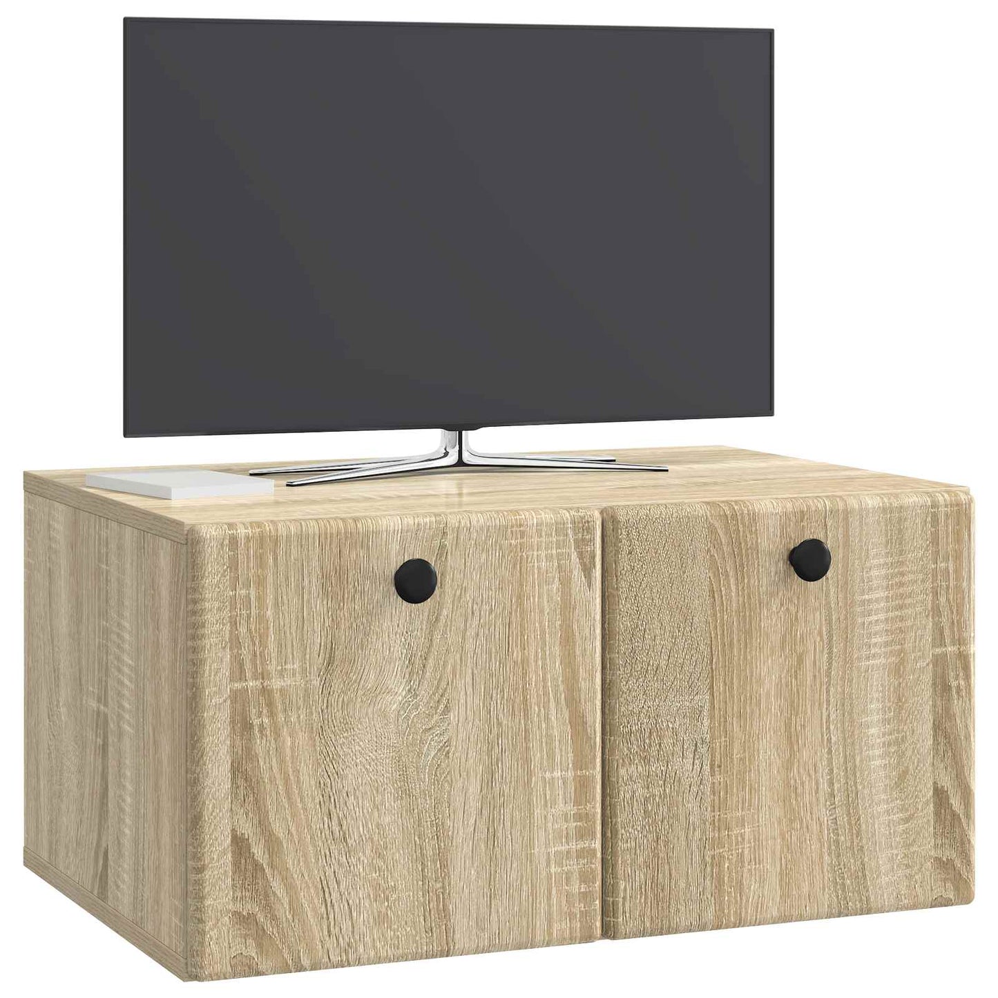 Væghængt TV-skab 59,5 x 41 x 30 cm Sonoma-eg Konstrueret træ