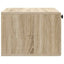 Væghængt TV-skab 59,5 x 41 x 30 cm Sonoma-eg Konstrueret træ