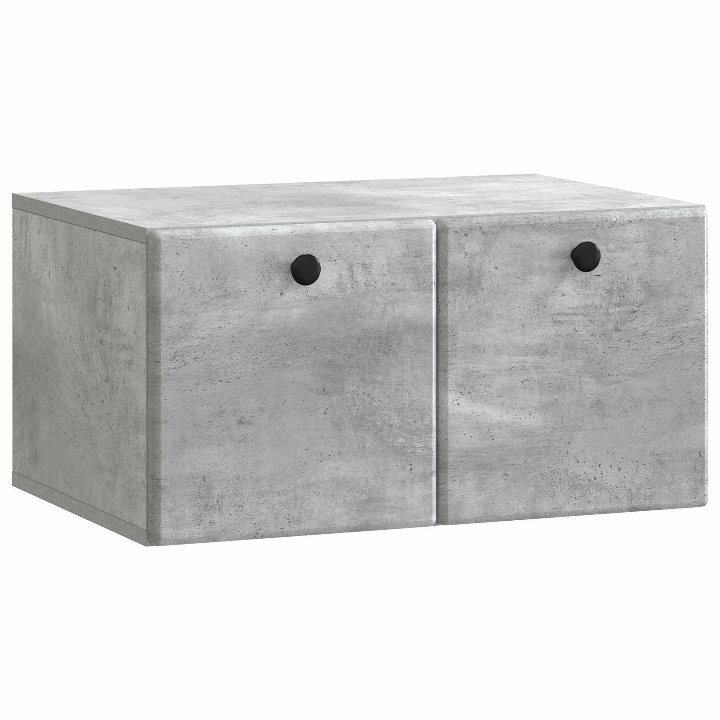 Væghængt TV-skab 59,5 x 41 x 30 cm Betongrå Konstrueret træ