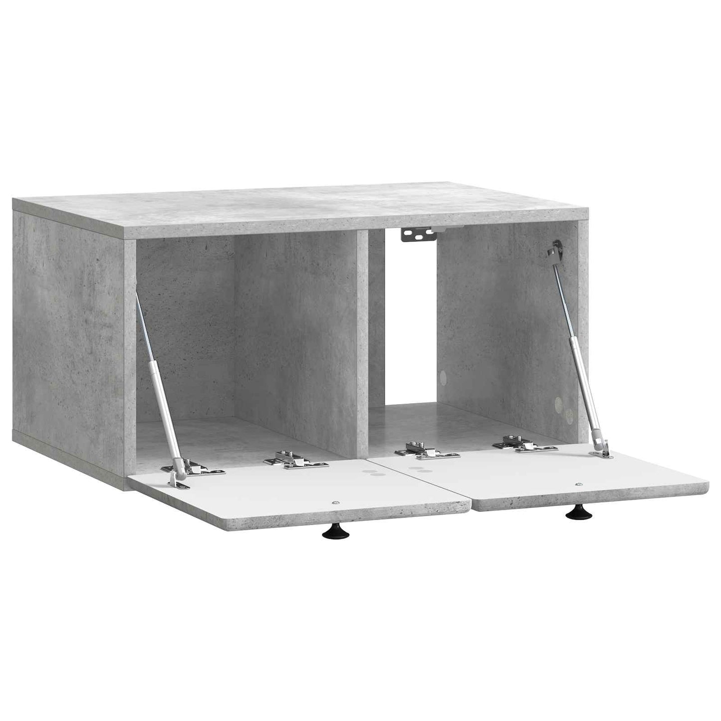 Væghængt TV-skab 59,5 x 41 x 30 cm Betongrå Konstrueret træ