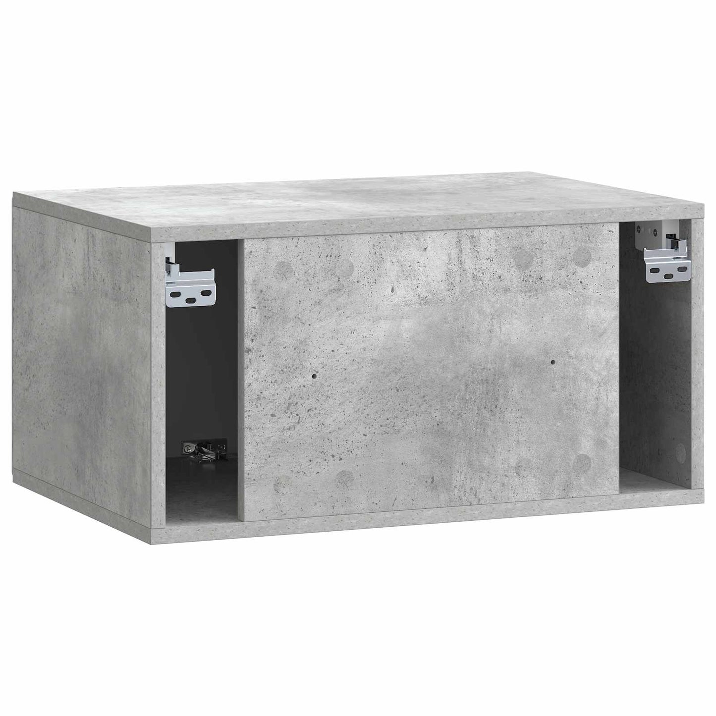 Væghængt TV-skab 59,5 x 41 x 30 cm Betongrå Konstrueret træ