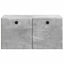 Væghængt TV-skab 59,5 x 41 x 30 cm Betongrå Konstrueret træ