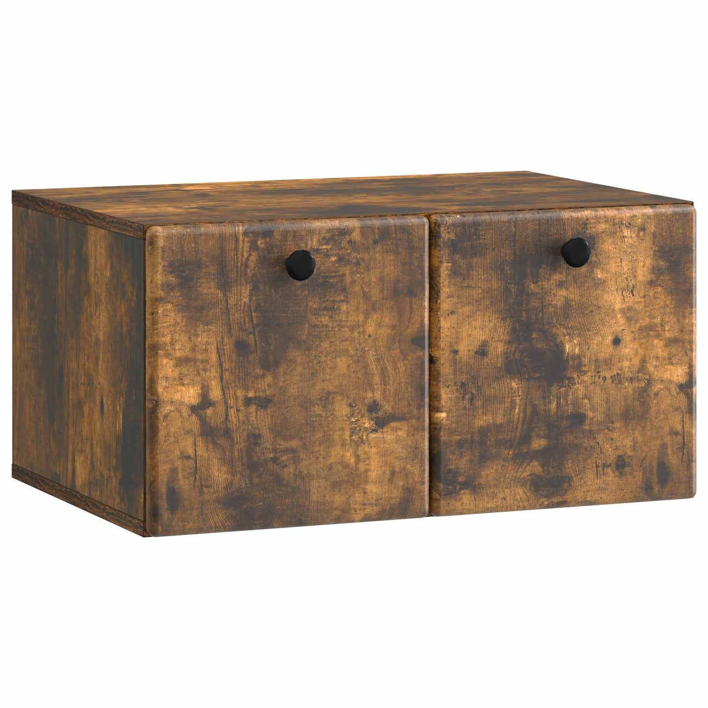 Væghængt TV-skab 59,5 x 41 x 30 cm Røget eg Konstrueret træ