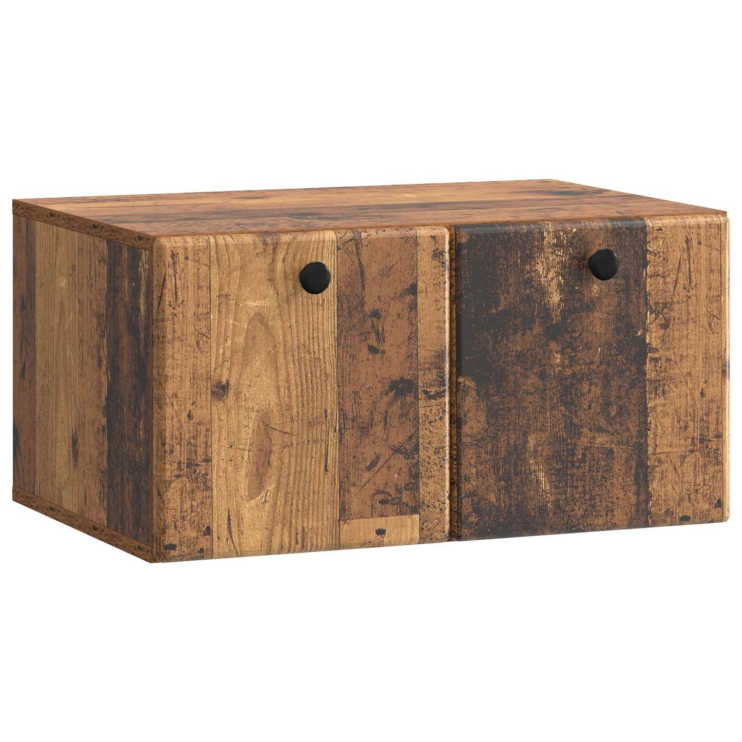 Væghængt TV-skab 59,5 x 41 x 30 cm Gammelt træ Konstrueret træ