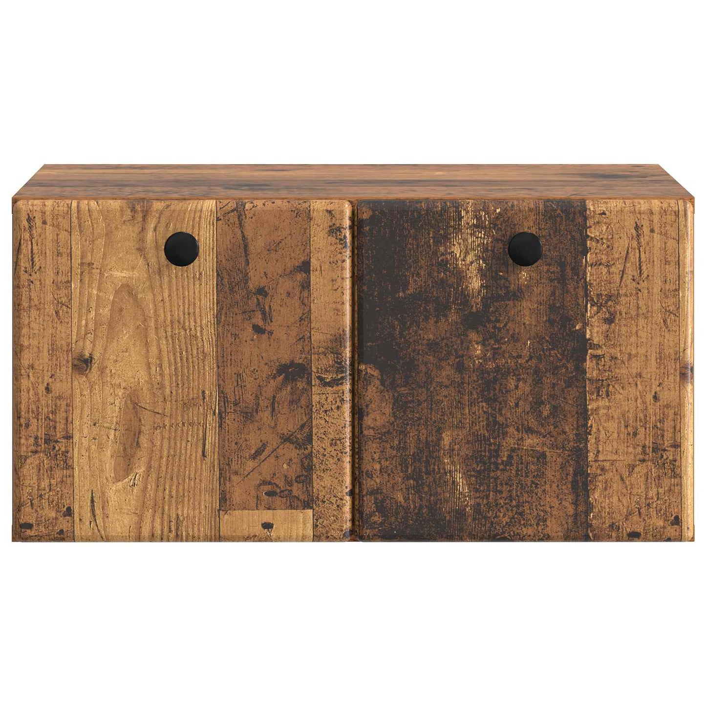Væghængt TV-skab 59,5 x 41 x 30 cm Gammelt træ Konstrueret træ