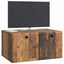 Væghængt TV-skab 59,5 x 41 x 30 cm Gammelt træ Konstrueret træ