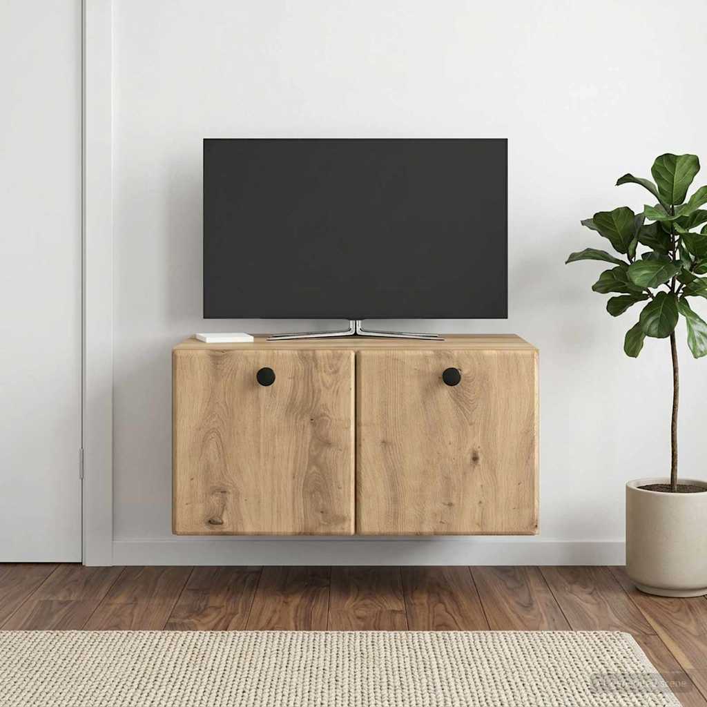 Væghængt TV-skab 59,5 x 41 x 30 cm Artisan-eg Konstrueret træ