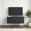 Væghængt TV-skab 78,5 x 41 x 30 cm Sort Konstrueret træ