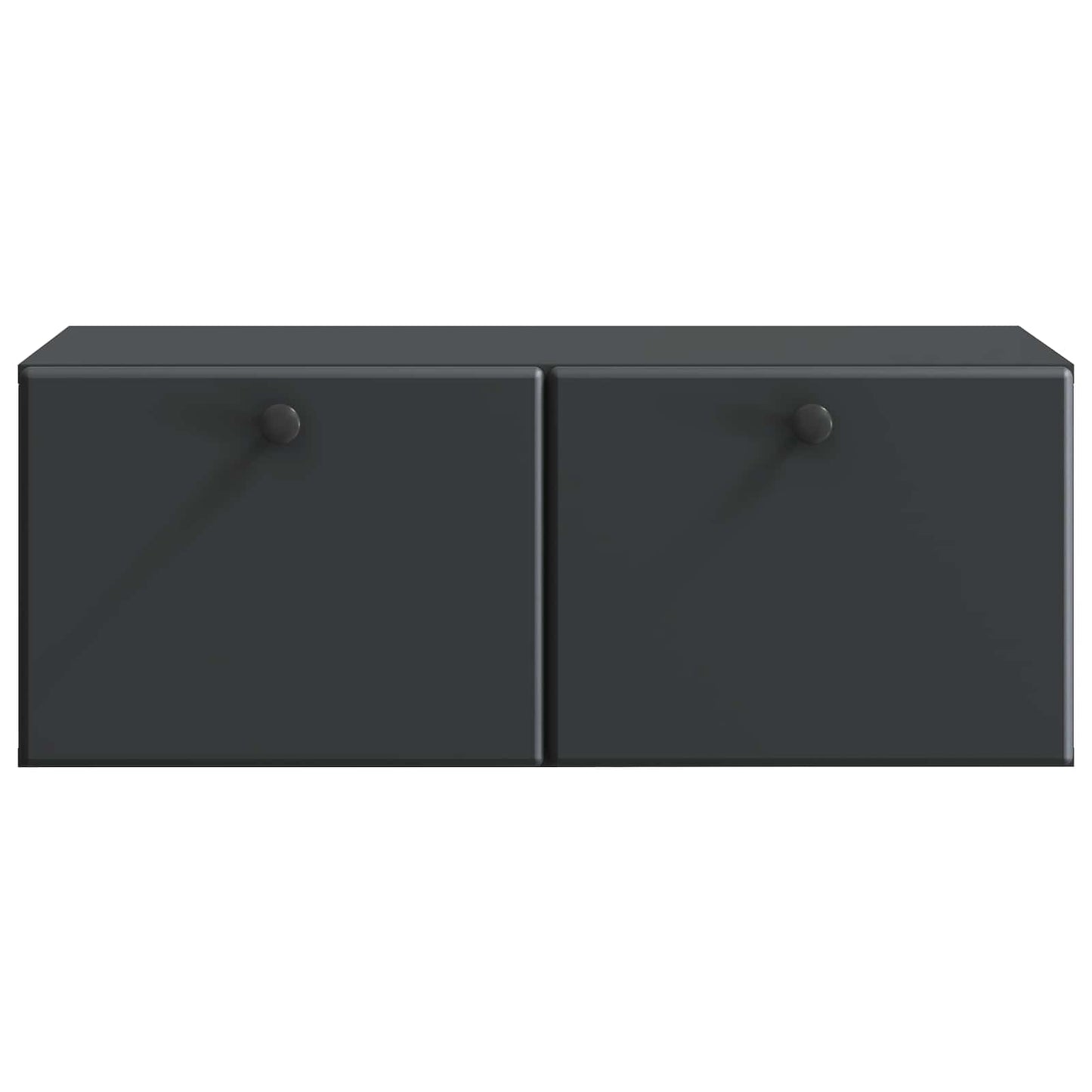 Væghængt TV-skab 78,5 x 41 x 30 cm Sort Konstrueret træ