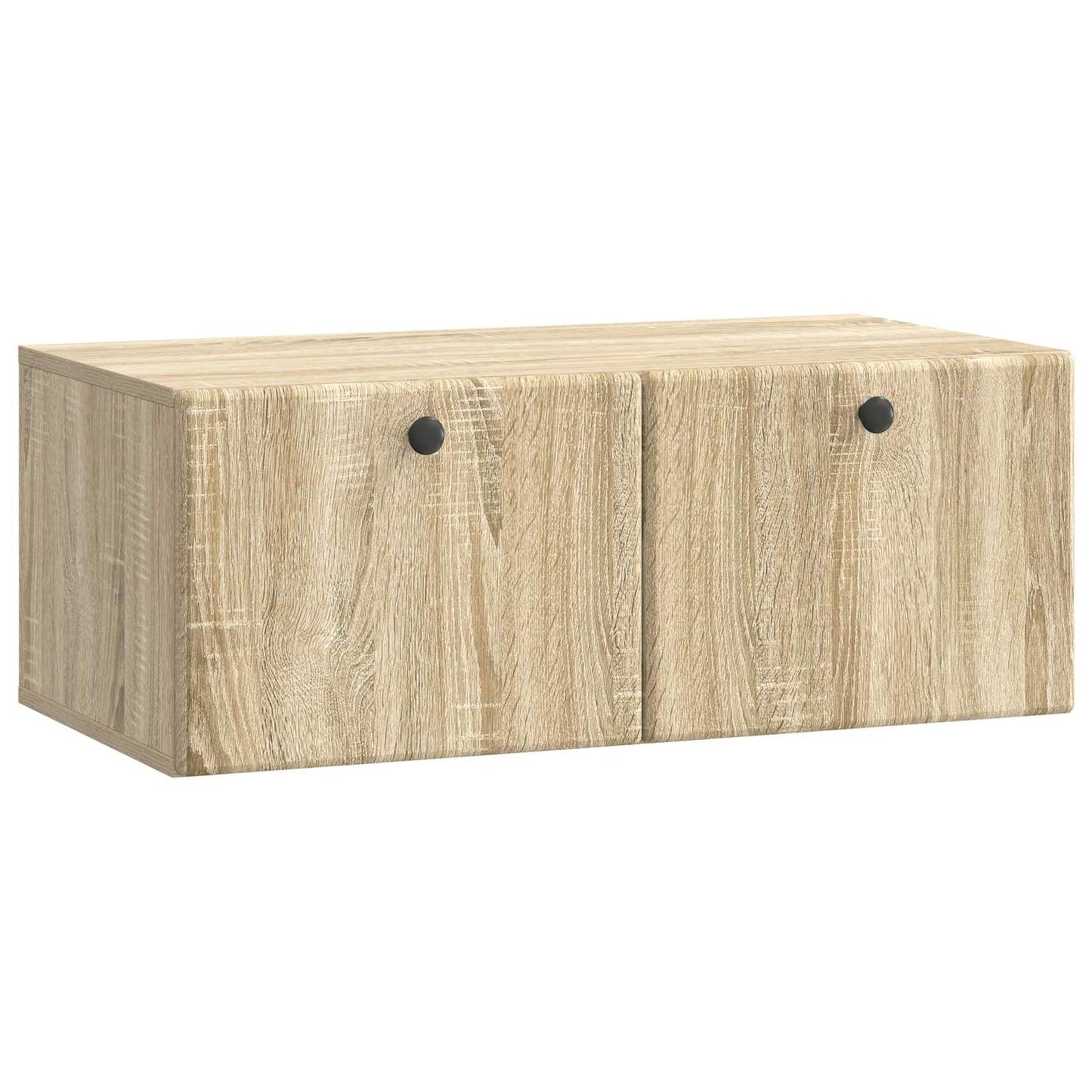 Væghængt TV-skab 78,5 x 41 x 30 cm Sonoma-eg Konstrueret træ