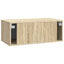 Væghængt TV-skab 78,5 x 41 x 30 cm Sonoma-eg Konstrueret træ
