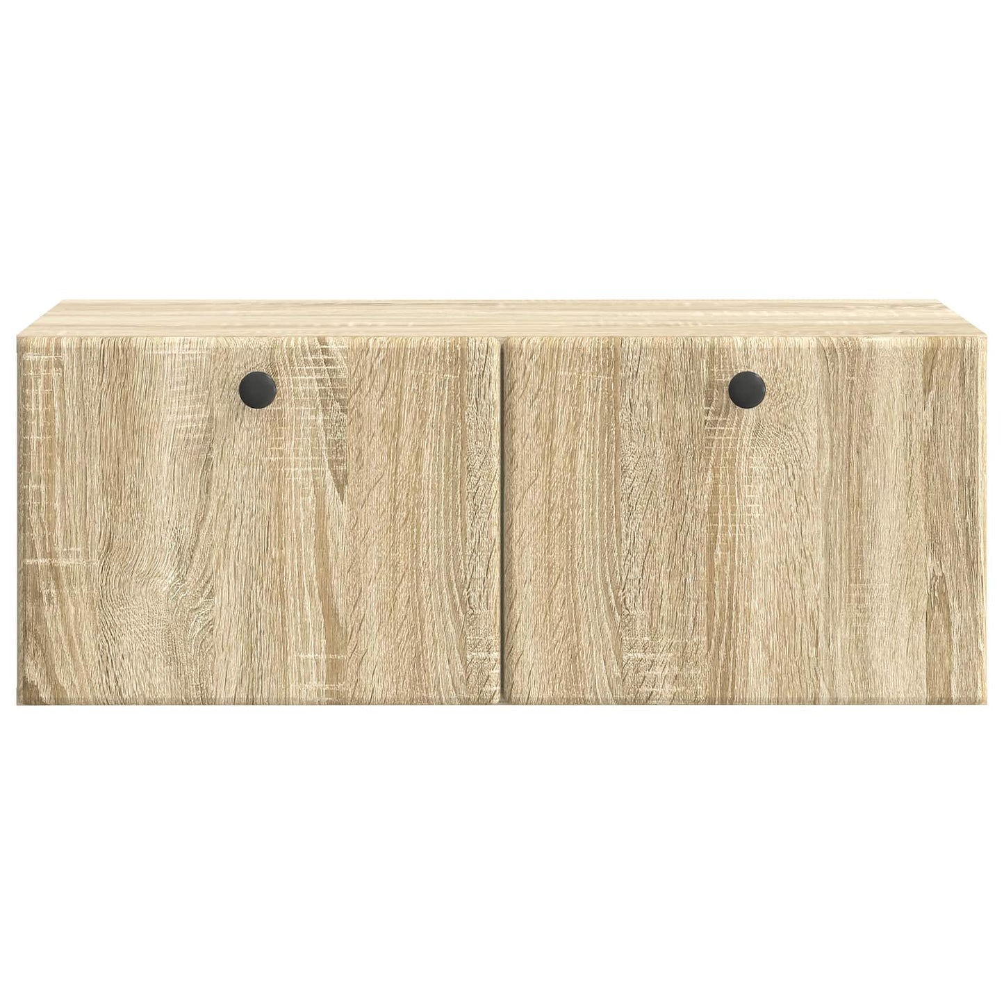 Væghængt TV-skab 78,5 x 41 x 30 cm Sonoma-eg Konstrueret træ