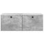 Væghængt TV-skab 78,5 x 41 x 30 cm Betongrå Konstrueret træ