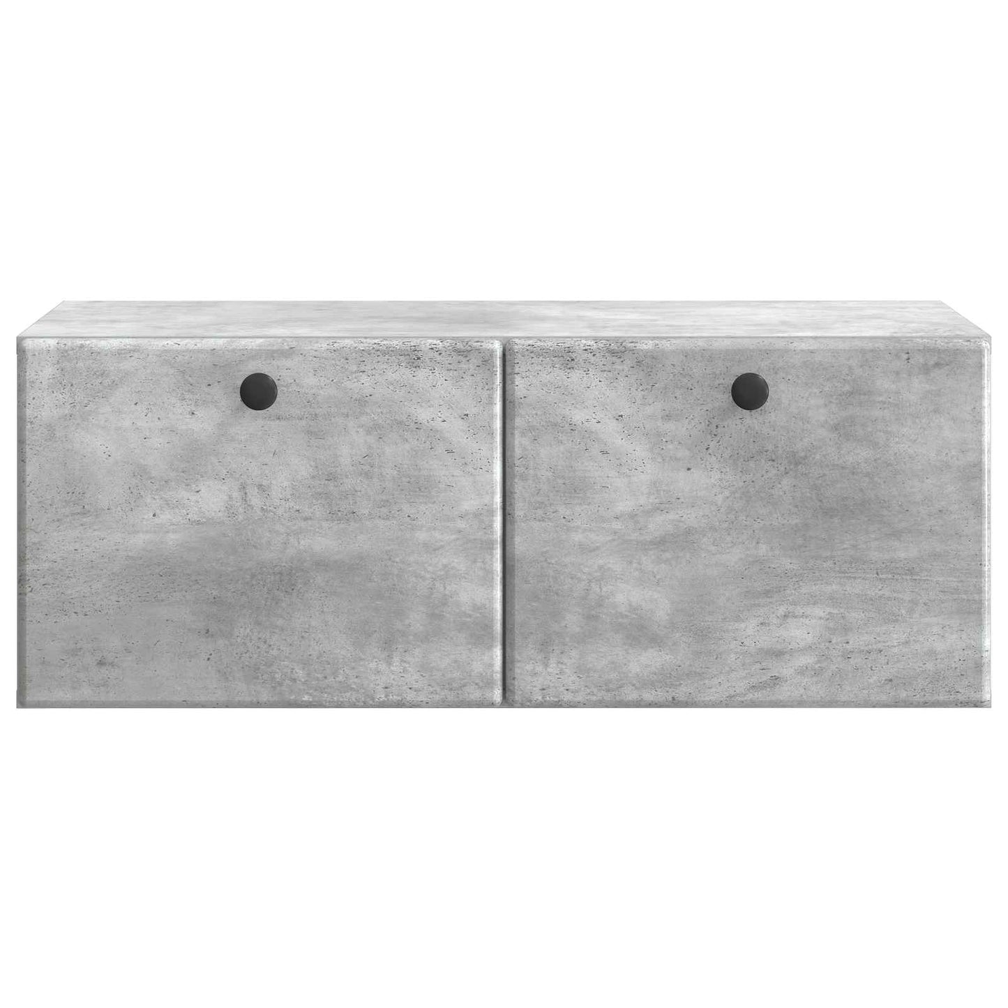 Væghængt TV-skab 78,5 x 41 x 30 cm Betongrå Konstrueret træ