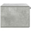 Væghængt TV-skab 78,5 x 41 x 30 cm Betongrå Konstrueret træ