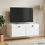 Væghængt TV-skab 78,5 x 41 x 30 cm Hvid højglans