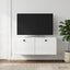 Væghængt TV-skab 78,5 x 41 x 30 cm Hvid højglans