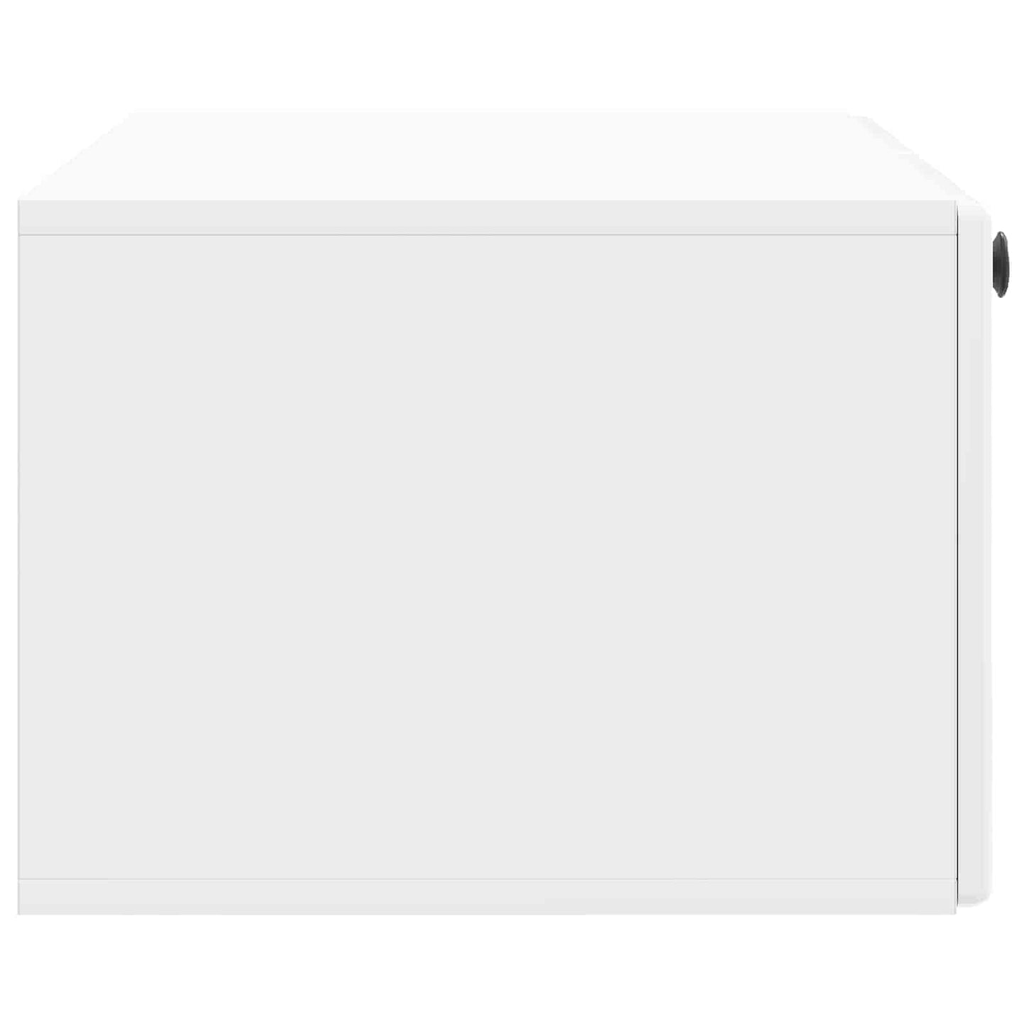 Væghængt TV-skab 78,5 x 41 x 30 cm Hvid højglans