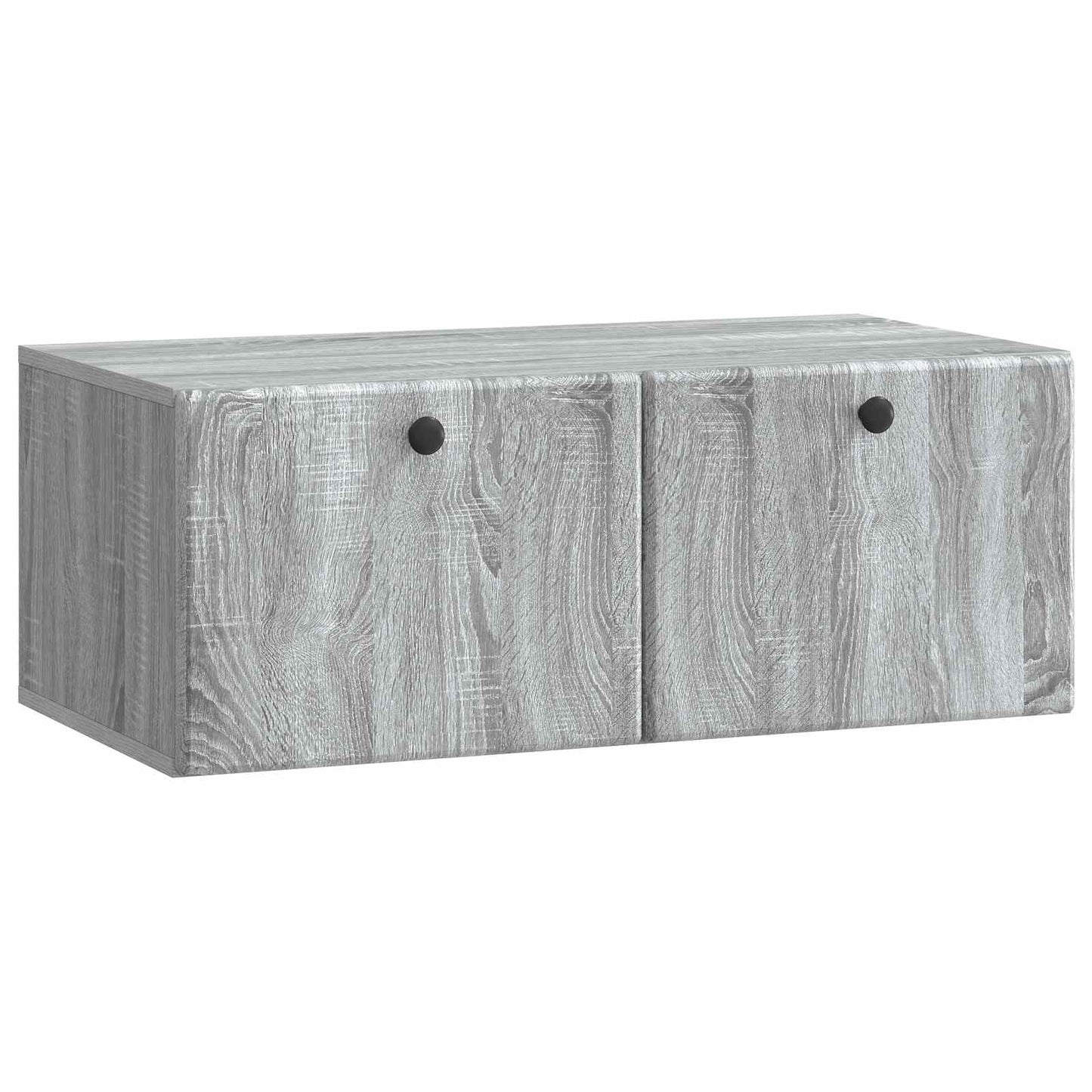 Væghængt TV-skab 78,5 x 41 x 30 cm Grå Sonoma Konstrueret træ